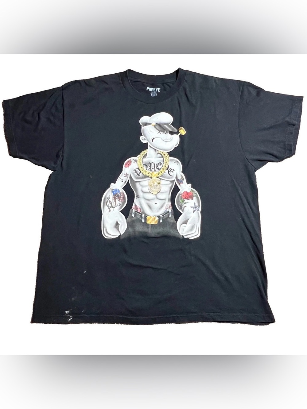 Popeye Graphic Short-Sleeve T-Shirt - Black